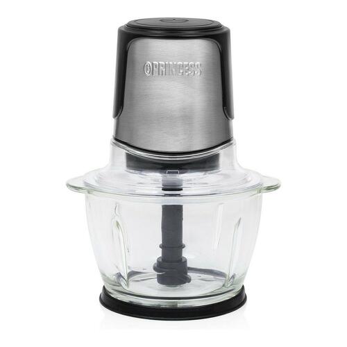 Kødhakker Princess 221051 Picadora Sort Glas Rustfrit stål 300 W 1 L