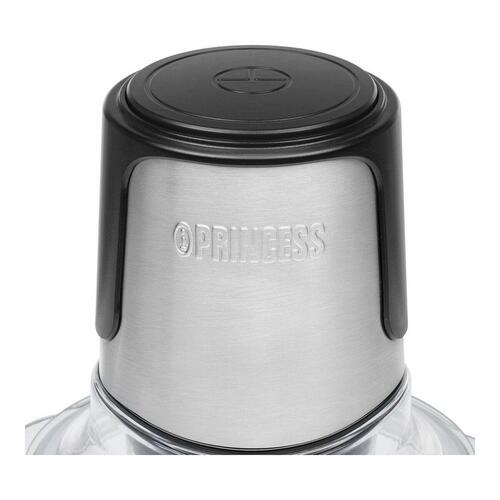 Kødhakker Princess 221051 Picadora Sort Glas Rustfrit stål 300 W 1 L