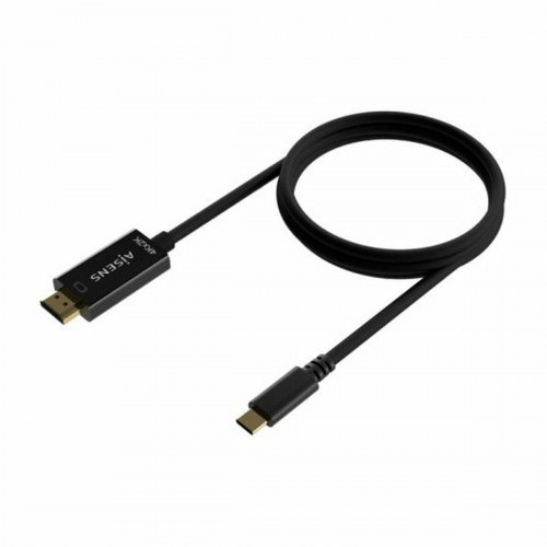 HDMI-kabel Aisens - USB-C til HDMI 2.0, 80 cm, sort