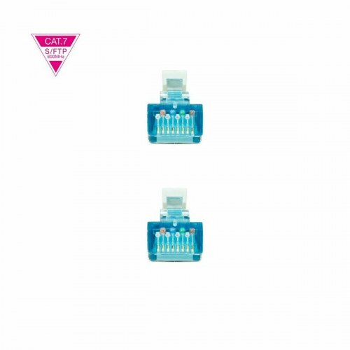 Netværkskabel Cat 7 S/FTP - NANOCABLE, fladt, 10 m, grå