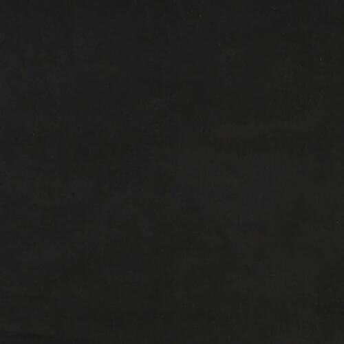 Kontinentalseng med madras 120x190 cm velour sort