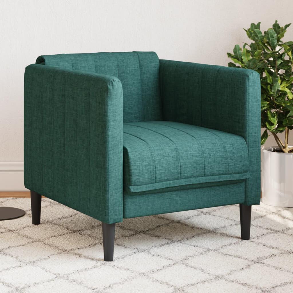 Sofastol Stof Mørkegrøn