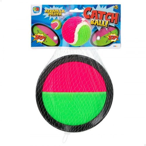 Catch Ball strandspil 20 × 2 × 20 cm velcro - 12 enheder
