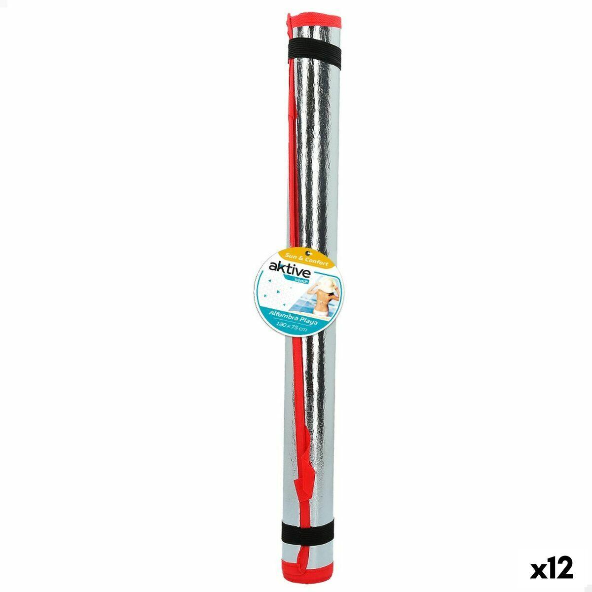 Strandmåtte Aktive PVC 180 x 0,5 x 75 cm (12 enheder)