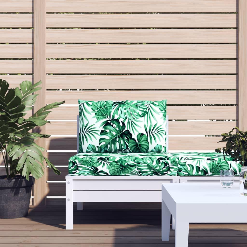 Pallehynder 2 stk. stof bladmønster