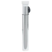 Nedgravet parasolholder til 40-50 mm stang aluminium sølvfarvet