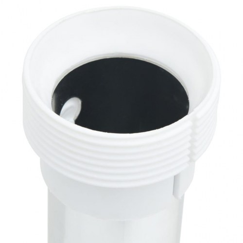 Nedgravet parasolholder 40-50 mm i anodiseret aluminium - sølvfarvet