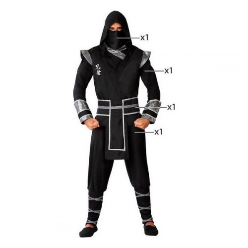Kostume til voksne Ninja - M/L