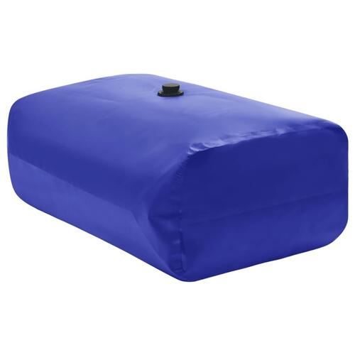 Vandtank med hane sammenfoldelig 1500 l PVC