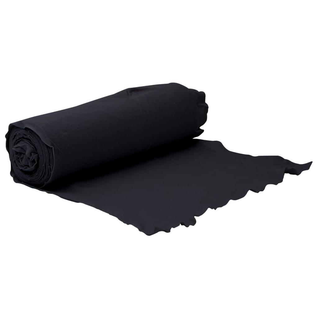 Ukrudtsdug 1×50 m polyesterfibre sort