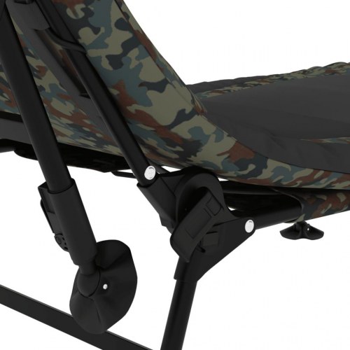 Fiskestol med justerbare fødder foldbar camouflage