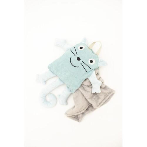 Tæppe Crochetts Tæppe Grøn Kat 115 x 115 x 2 cm