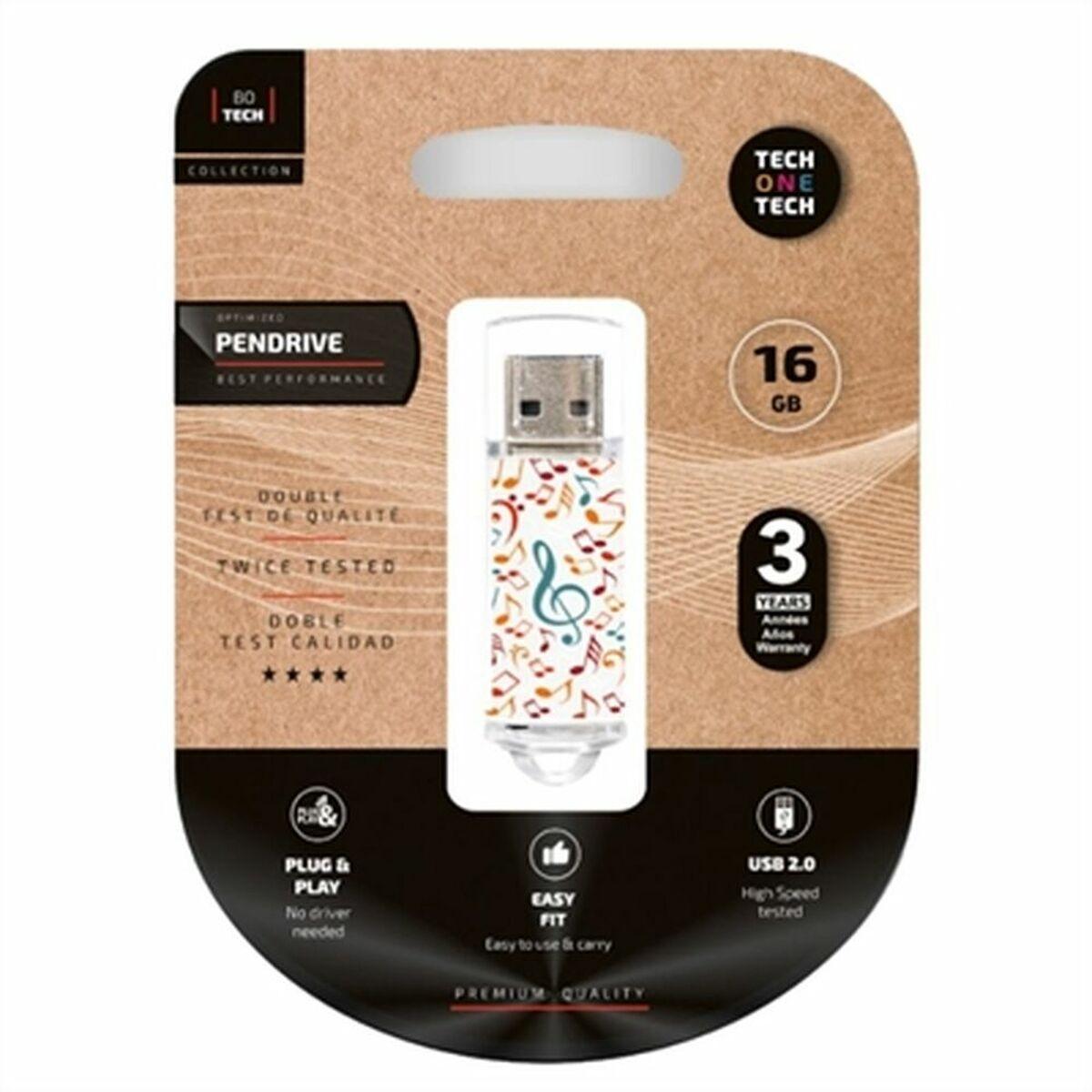 USB-stik Tech One Tech TEC4003 16 GB