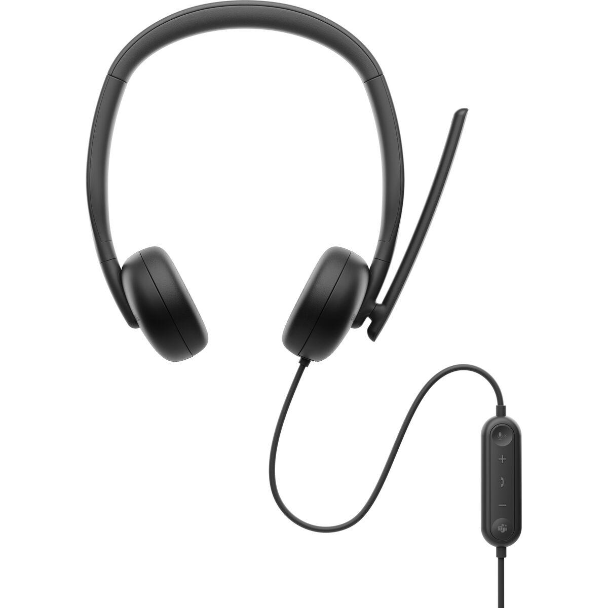 Hovedtelefoner Med Mikrofon Dell Wh3024 Dww Sort