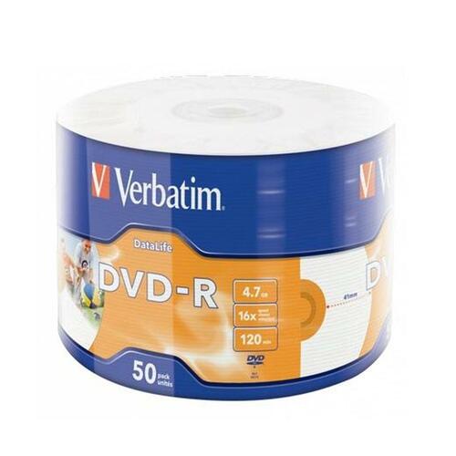 DVD-R Verbatim 4,7 GB 16x (12 enheder)