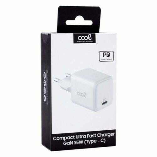 Vægoplader Cool Ultra Fast PD Hvid 35 W