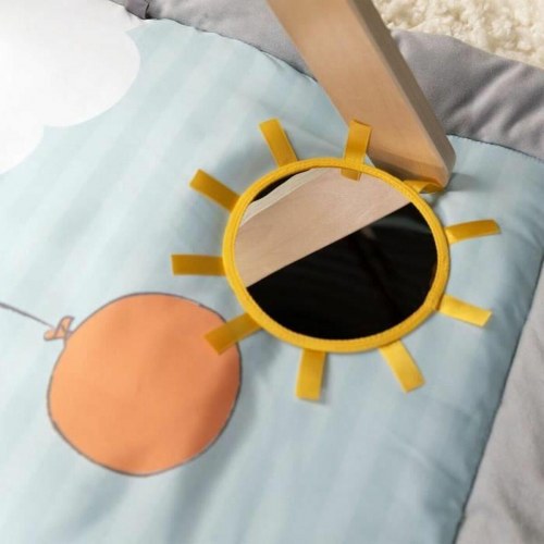 Bright Starts Winnie the Pooh aktivitetscenter - legetæppe med træbøjle