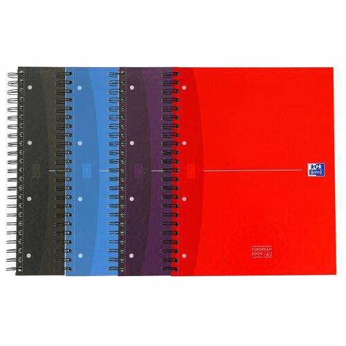 Notesbog Oxford Office Essentials Europeanbook 4 Multifarvet A4+ 120 Ark (15 enheder)