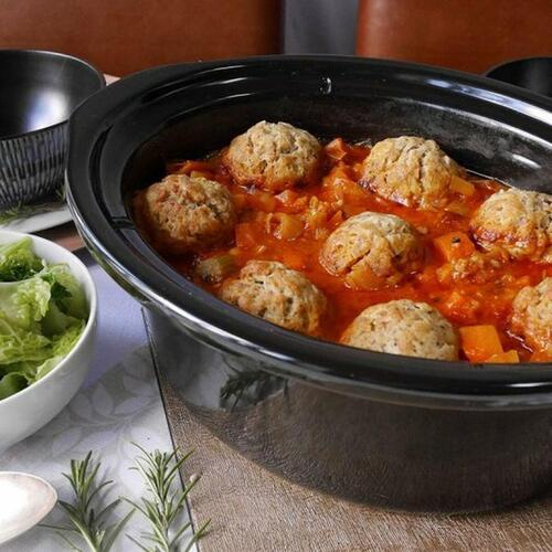 Crock-Pot Slow cooker CSC066X, 5,6 L - rustfrit stål