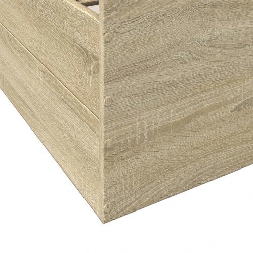 Sengeramme med 2 skuffer 120 x 190 cm - sonoma-eg