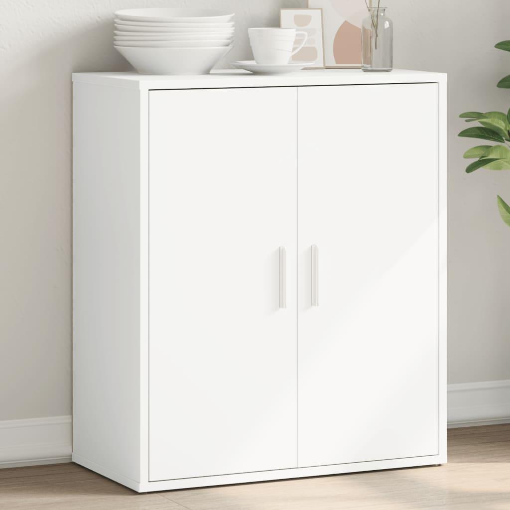 Skænk 60x31x70 cm konstrueret træ hvid