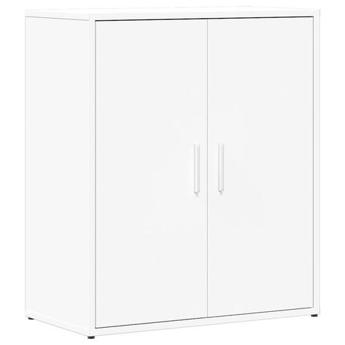 Skænk 60x31x70 cm konstrueret træ hvid