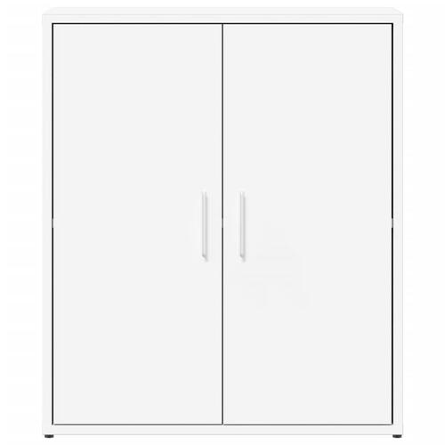 Skænk 60x31x70 cm konstrueret træ hvid