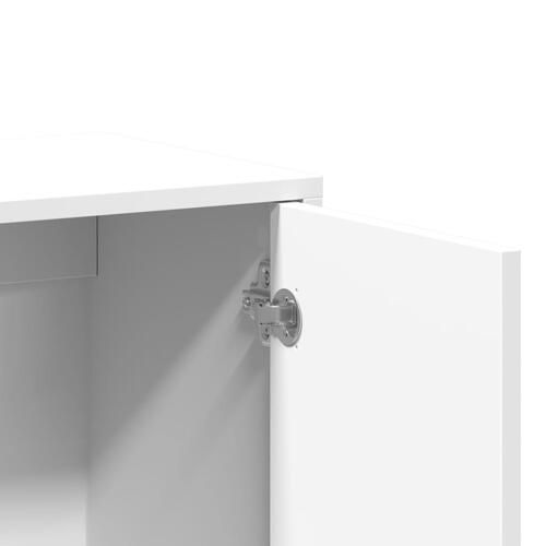 Skænk 60x31x70 cm konstrueret træ hvid