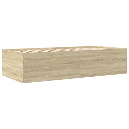 Daybed med skuffer uden madras 90x190 cm sonoma-eg
