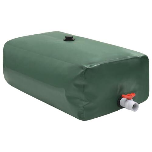 Vandtank med hane sammenfoldelig 670 l PVC