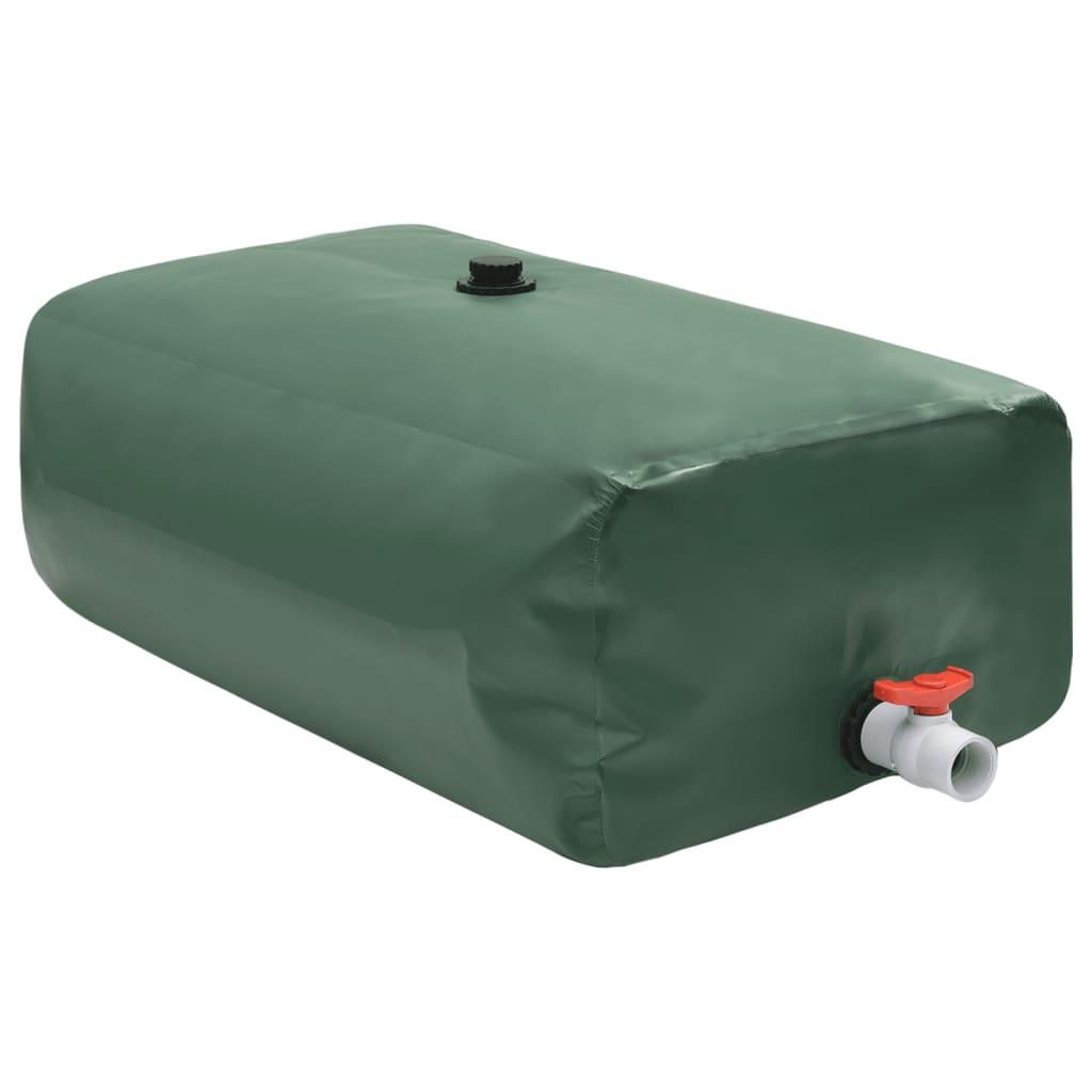 Vandtank med hane sammenfoldelig 1500 l PVC
