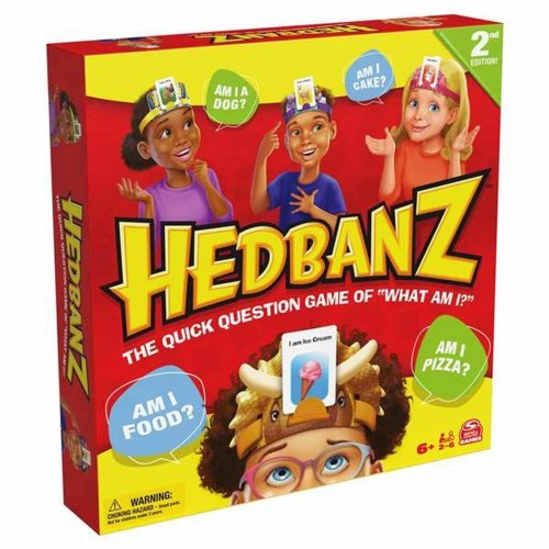 Hedbanz brætspil fra Spin Master - 2. udgave (Spansk udgave)