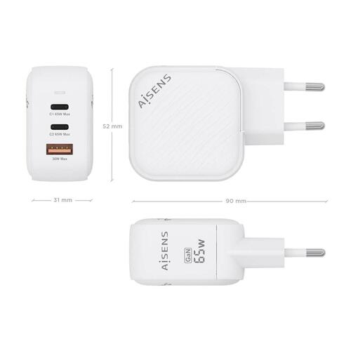 Vægoplader Aisens ASCH-65W3P026-W Hvid 65 W (1 enheder)