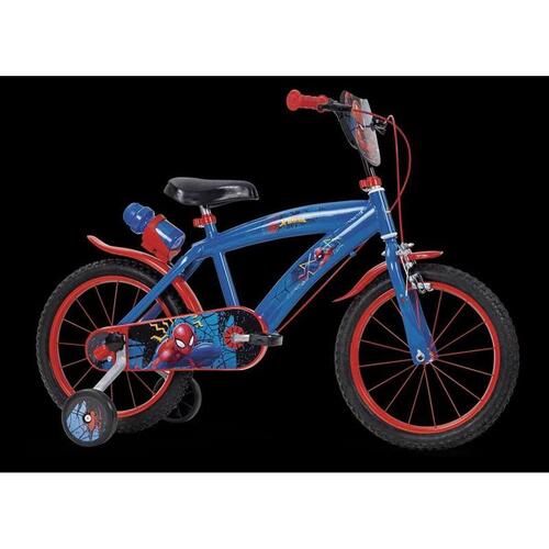 Børnecykel Spider-Man Huffy Blå Rød 16"