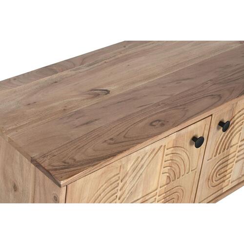 møbler Home ESPRIT Brun Sort Metal Akacie 145 x 40 x 52 cm