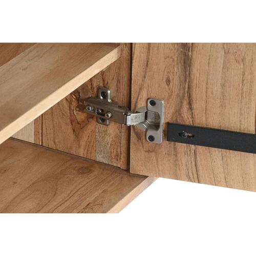 møbler Home ESPRIT Brun Sort Metal Akacie 145 x 40 x 52 cm