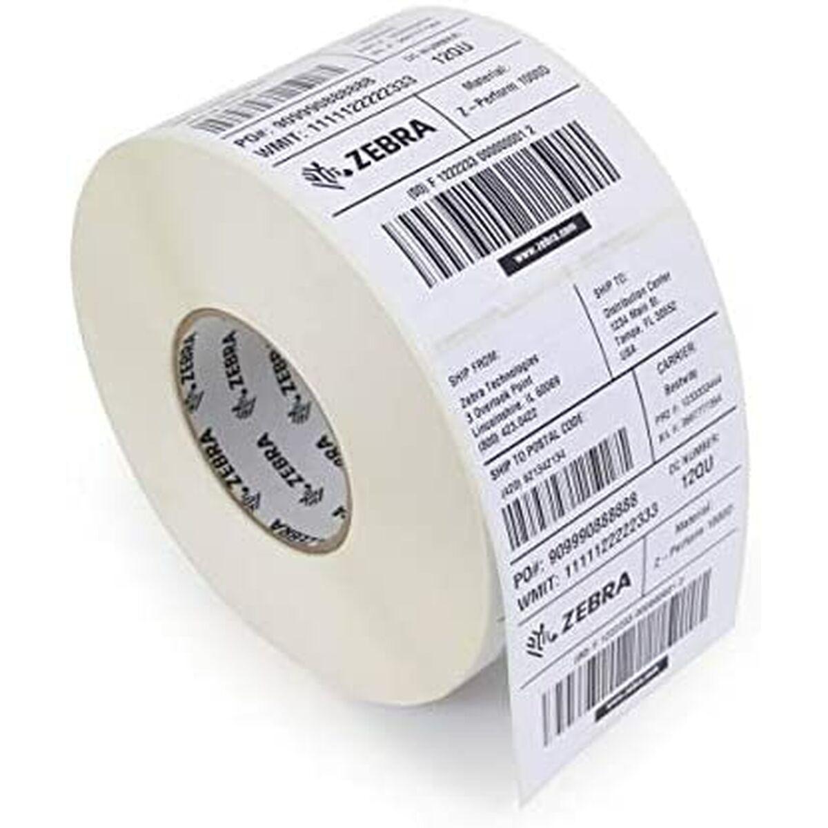 Zebra Direct 2100 selvklæbende etiketter, hvid 57 × 19 mm - 39.780 stk.