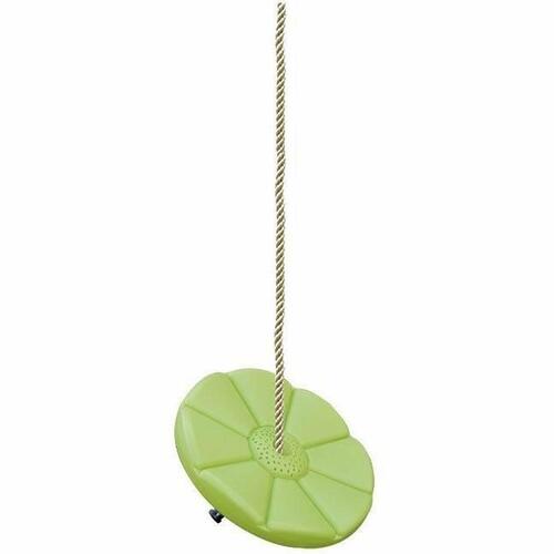 Trigano rund gynge - grøn disk med reb (70 kg)