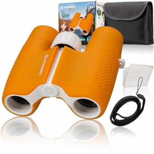 Bresser Junior kikkert - orange, foldbar legetøjskikkert