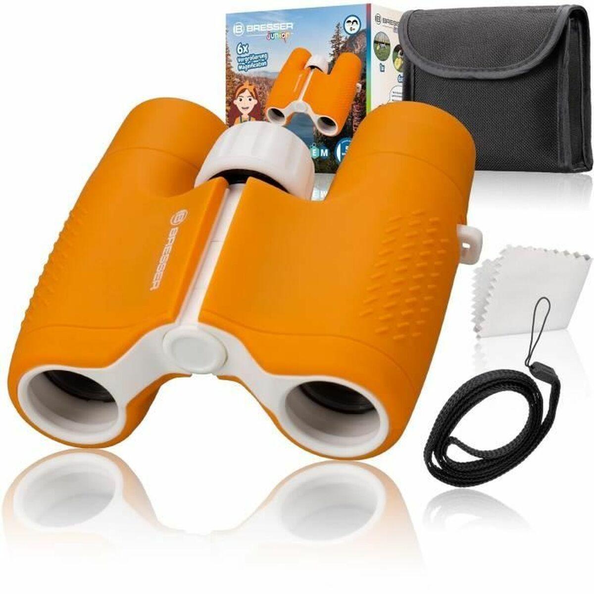 Bresser Junior kikkert - orange, foldbar legetøjskikkert