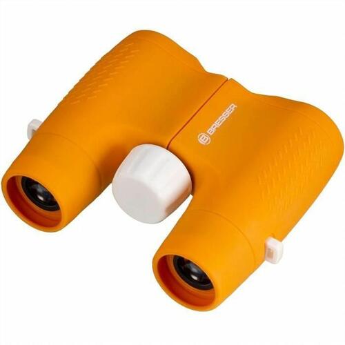 Bresser Junior kikkert - orange, foldbar legetøjskikkert