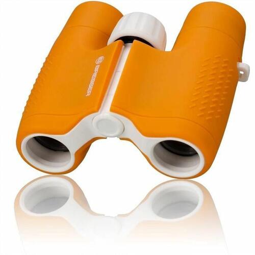 Bresser Junior kikkert - orange, foldbar legetøjskikkert