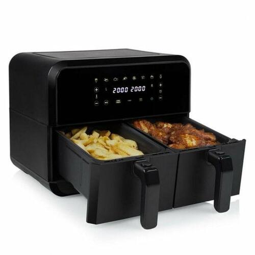 Princess airfryer 8 L (dobbelt 2×4 L), 2.400 W - sort