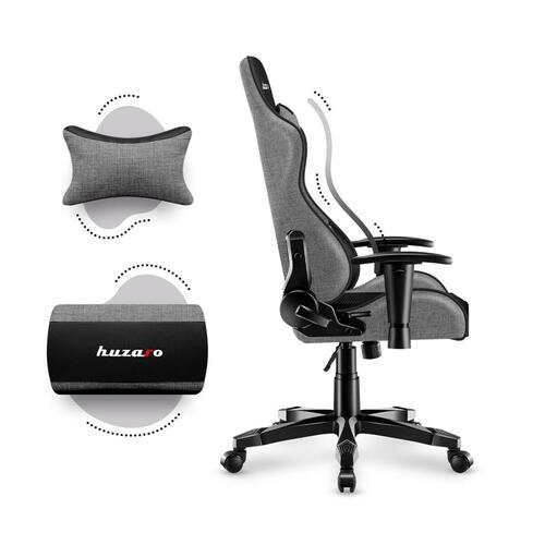 Gaming-stol Huzaro HZ-Ranger 6.0 Grey Mesh Sort/Grå