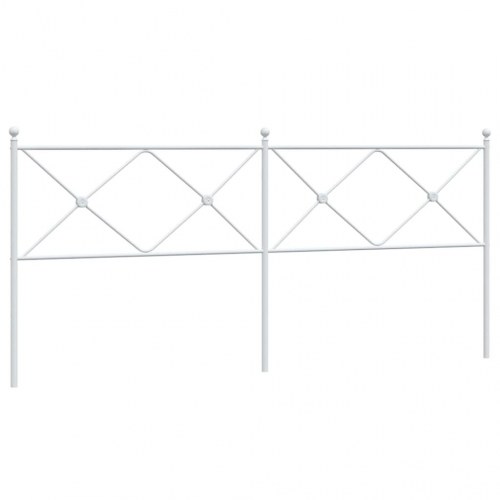 Udskiftningsgavl i metal 200 cm - hvid
