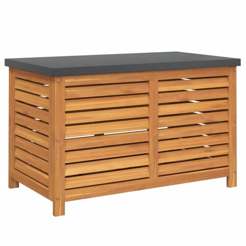 Opbevaringsboks til haven 90x48x55 cm massivt eukalyptustræ