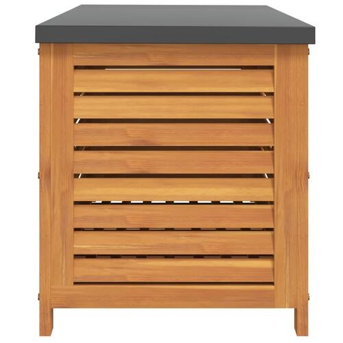 Opbevaringsboks til haven 90x48x55 cm massivt eukalyptustræ