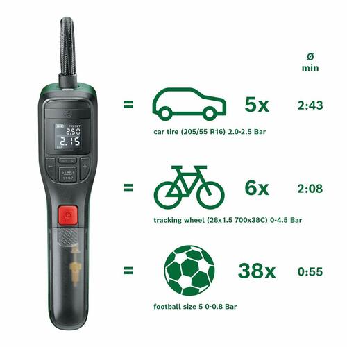 Elektrisk Luftpumpe BOSCH EasyPump 10 bar 150 PSI 10 l/min