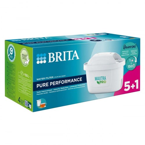 Brita Maxtra Pro MX+ filter til vandfilterkande - 6 stk.