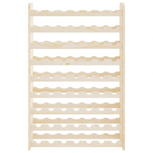 Vinreol 72,5x25x11,5 cm massivt fyrretræ